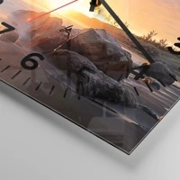 Clock face with numbers