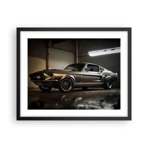 Poster in black frame - Back to the Future - 50x40 cm