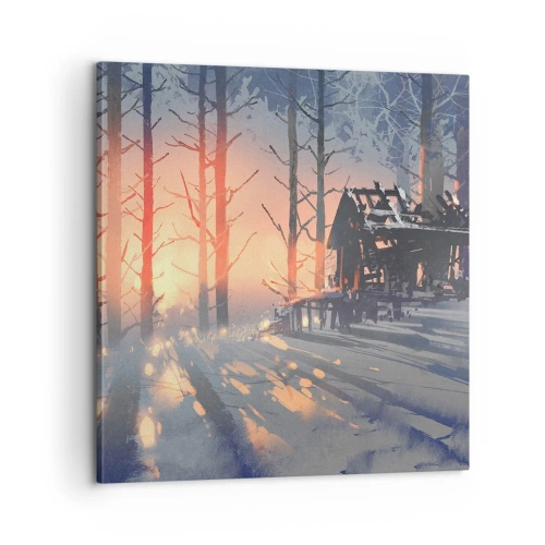Canvas picture - Only the Sun Drops by - 60x60 cm