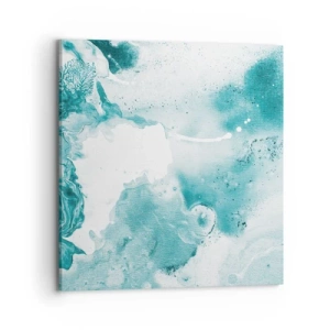 Canvas picture - Lakes of Blue - 70x70 cm