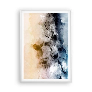 Poster in white frmae - Drowned in Fog - 70x100 cm