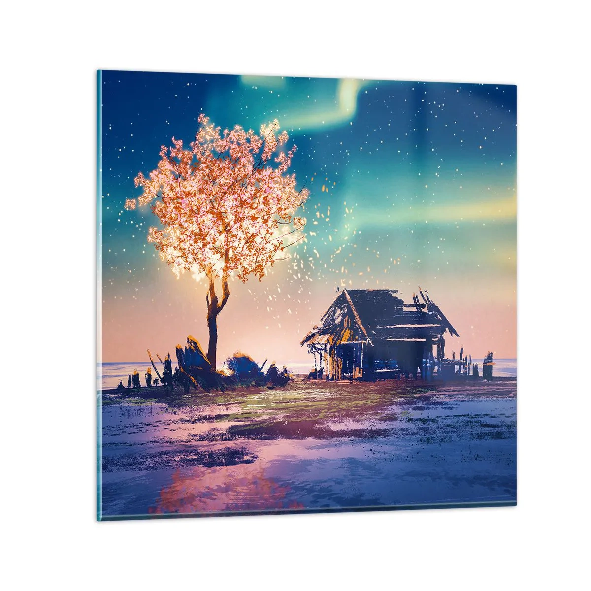 Glass picture - Nature Does Not Pass Away - 70x70 cm