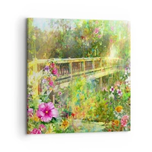 Canvas picture - Bridge of Spring Sighs - 70x70 cm