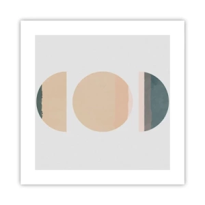 Poster - Wheel after a Wheel - 40x40 cm