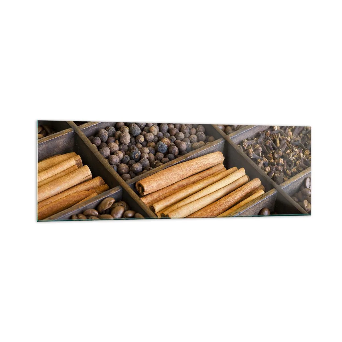 Glass picture - Treasury of Aromas - 160x50 cm