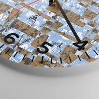 Clock face with numbers