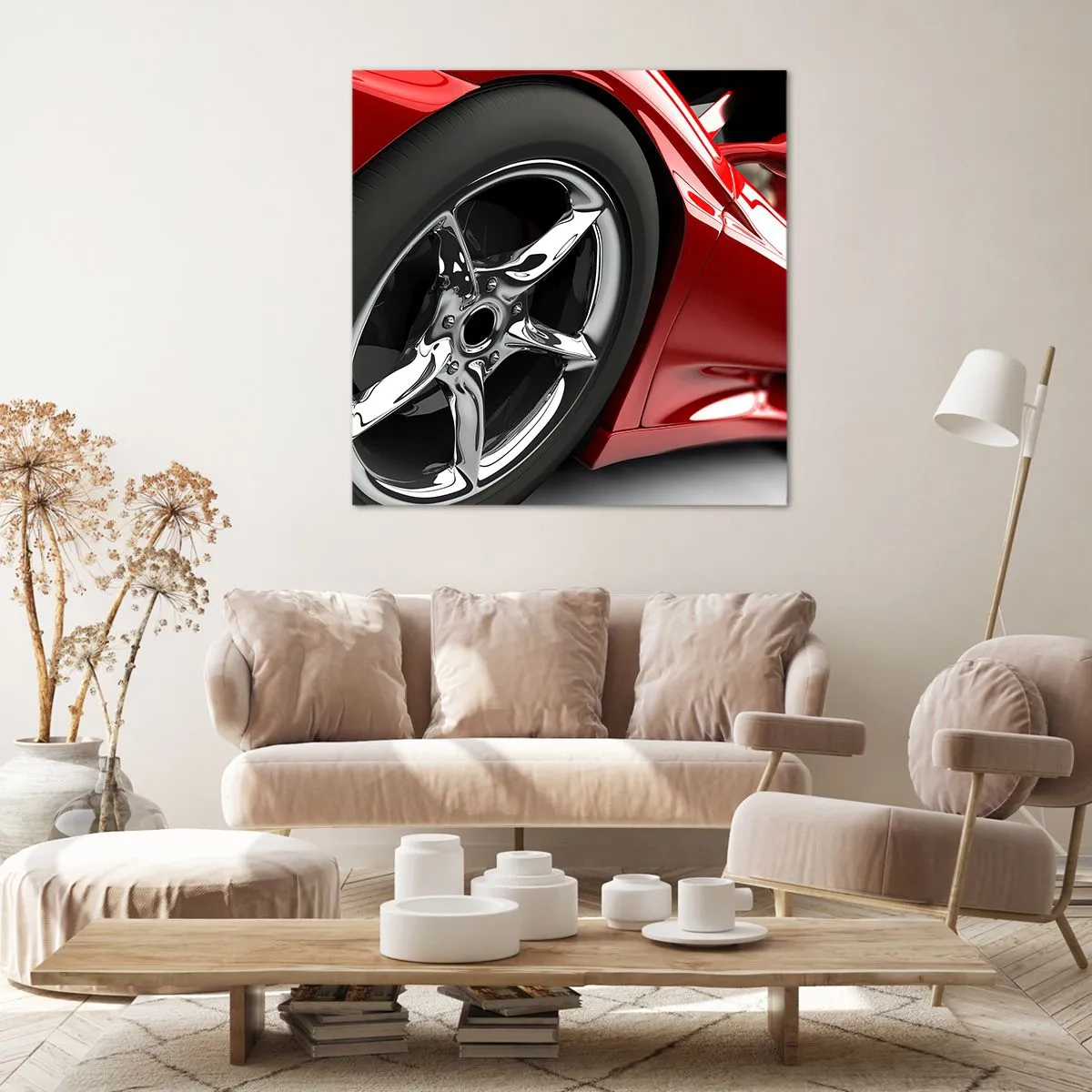 Canvas picture - Born to Be Fast - 70x70 cm