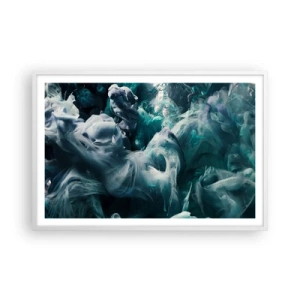 Poster in white frmae - Movement of Colour - 91x61 cm