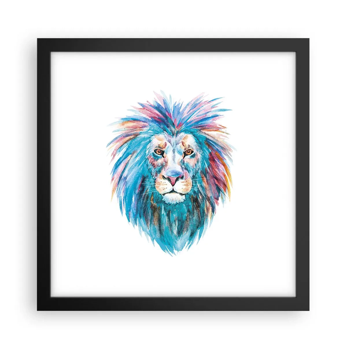 Poster in black frame - Electrifying Aura - 30x30 cm