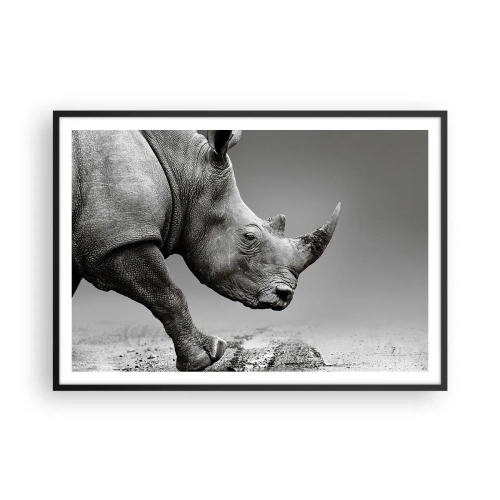 Poster in black frame - Uncontrolled Power - 100x70 cm