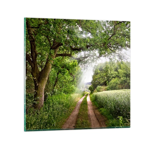 Glass picture - Et in Arcadia Ego - 70x70 cm