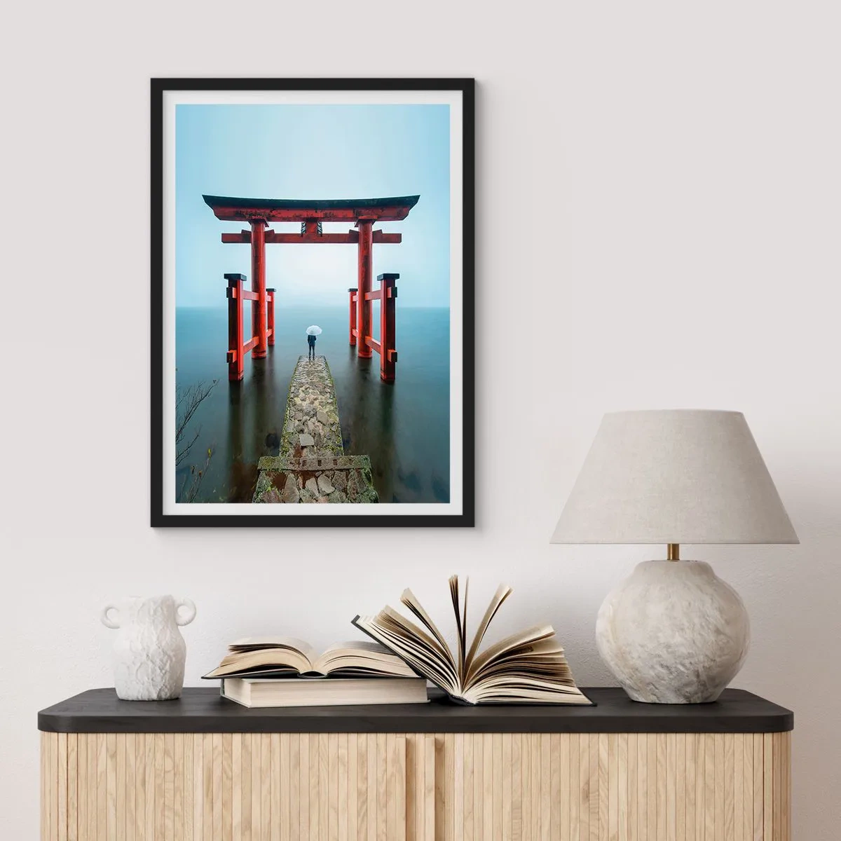 Poster in black frame - Japanese Musings - 61x91 cm