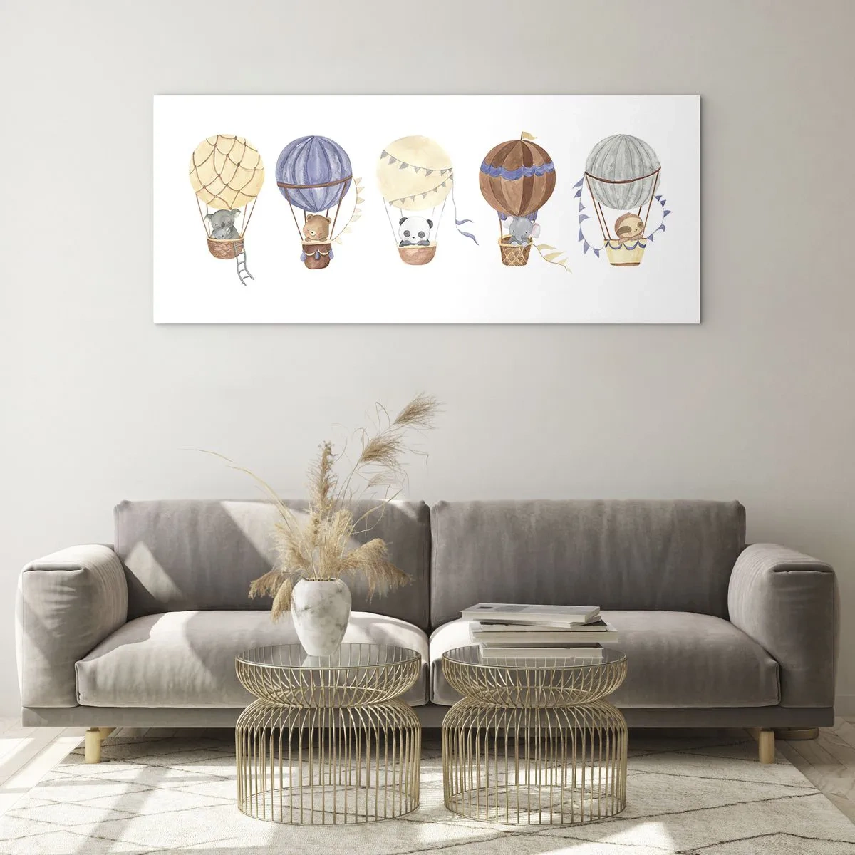 Glass picture - Friends in Travel - 100x40 cm