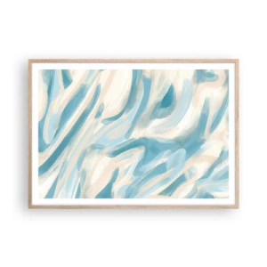 Poster in light oak frame - Whiffs of Spring - 100x70 cm