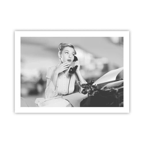 Poster - Hello, Here Come the 50-ies - 70x50 cm