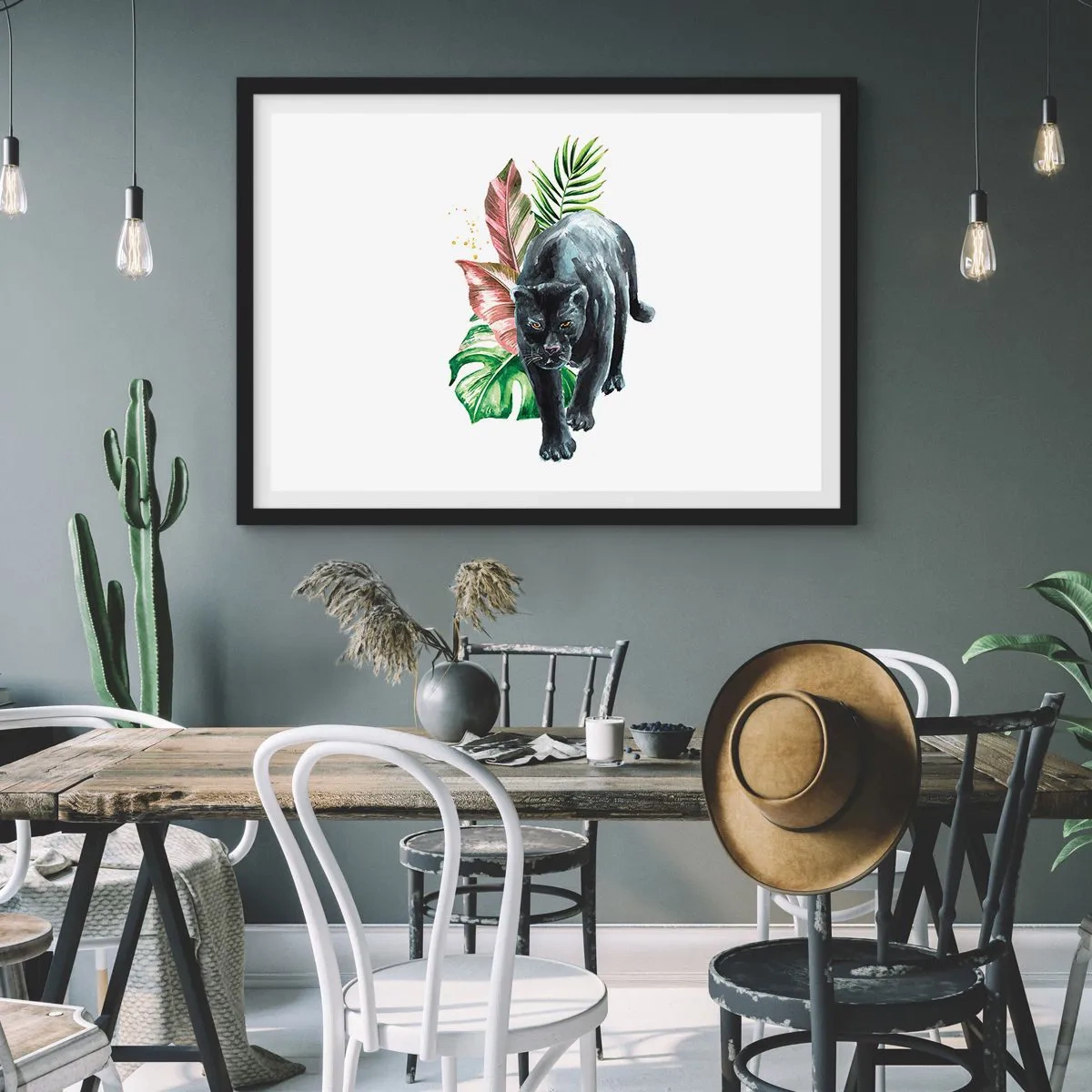 Poster in black frame - Wilderness of the Heart - 91x61 cm