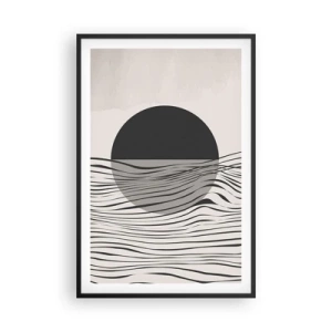 Poster in black frame - Half Composition - 61x91 cm