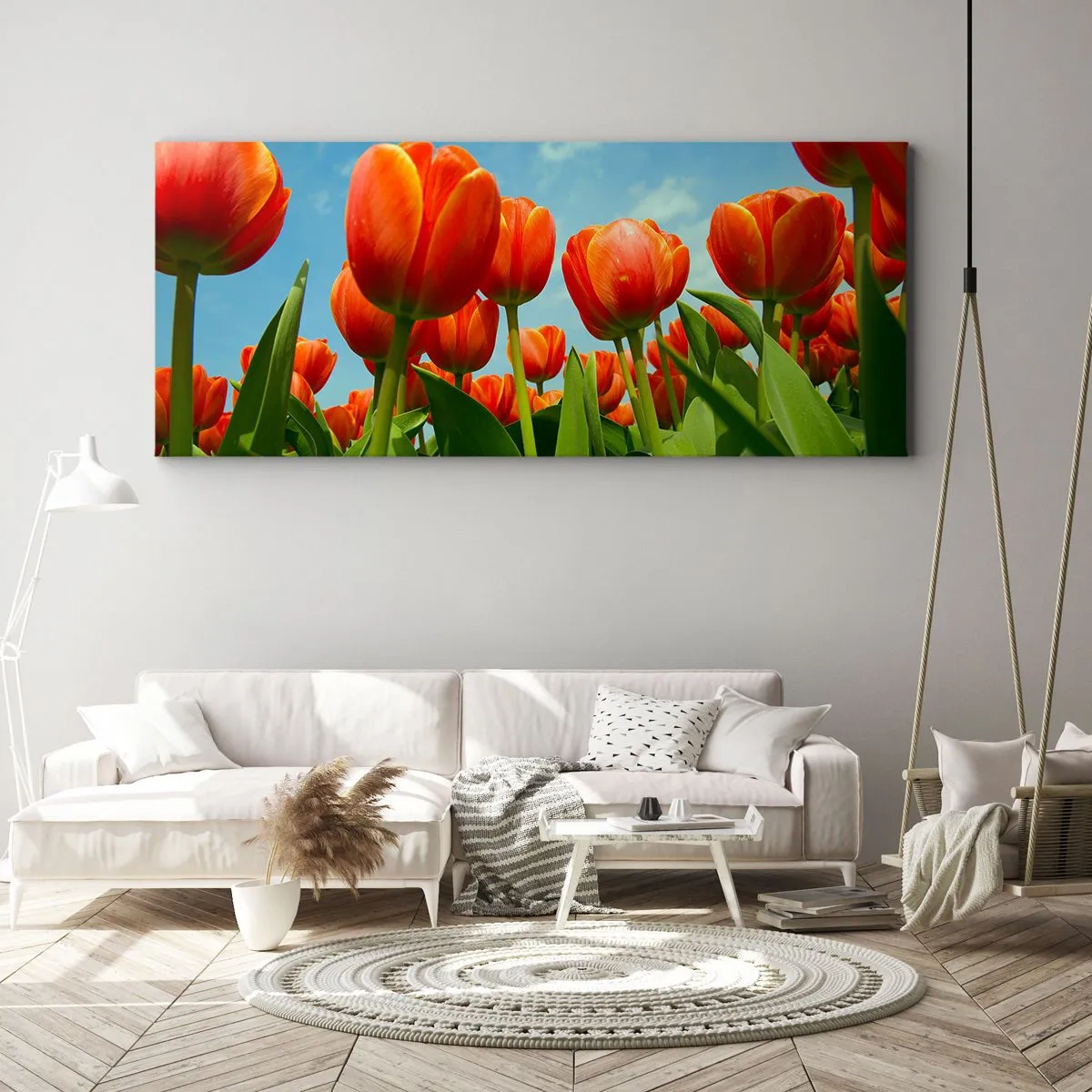 Canvas picture - Blue Sky Is All They Need - 100x40 cm