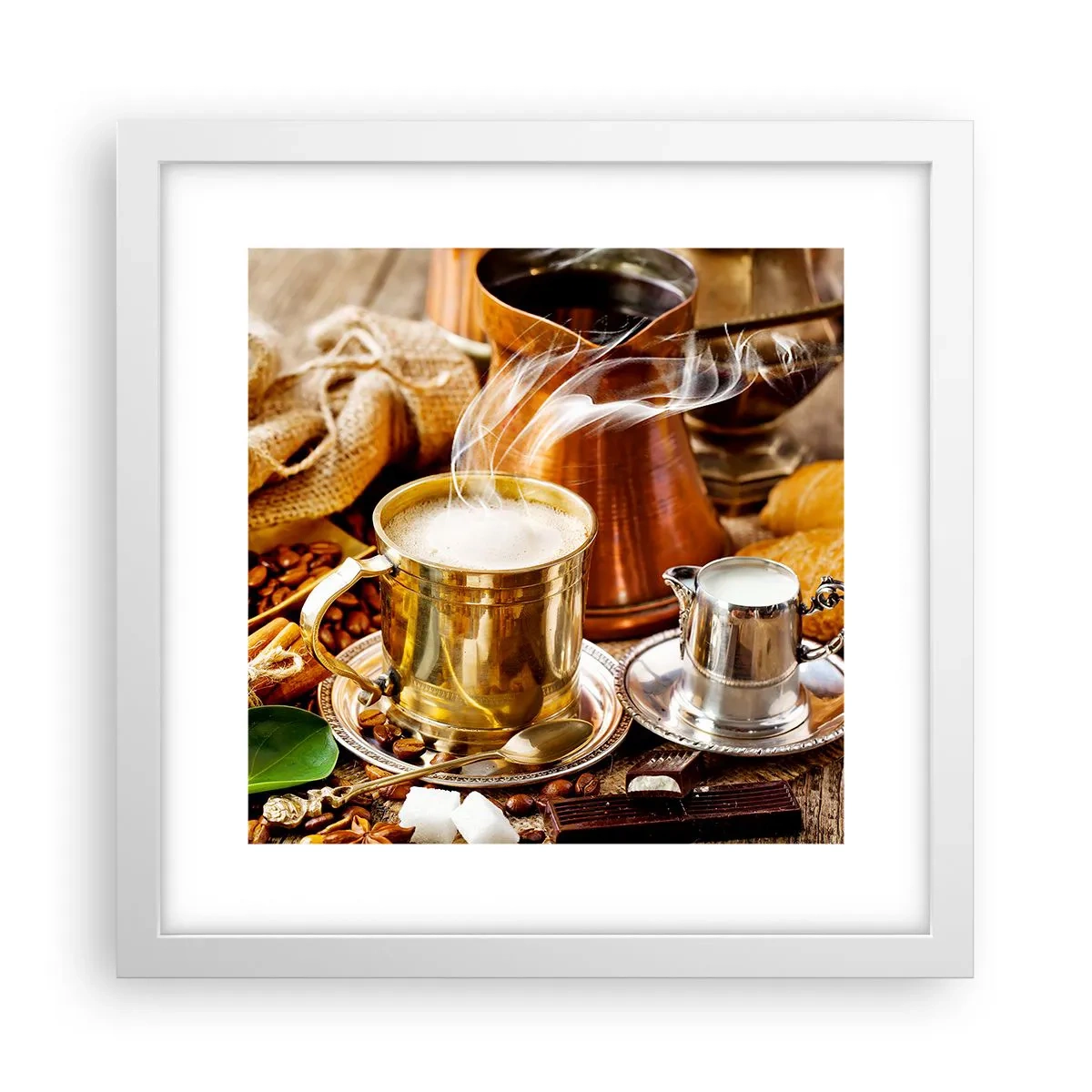 Poster in white frmae - Have a Nice Day! - 30x30 cm