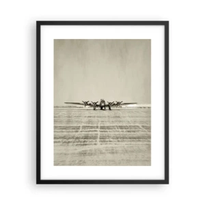 Poster in black frame - Ready as Always - 40x50 cm