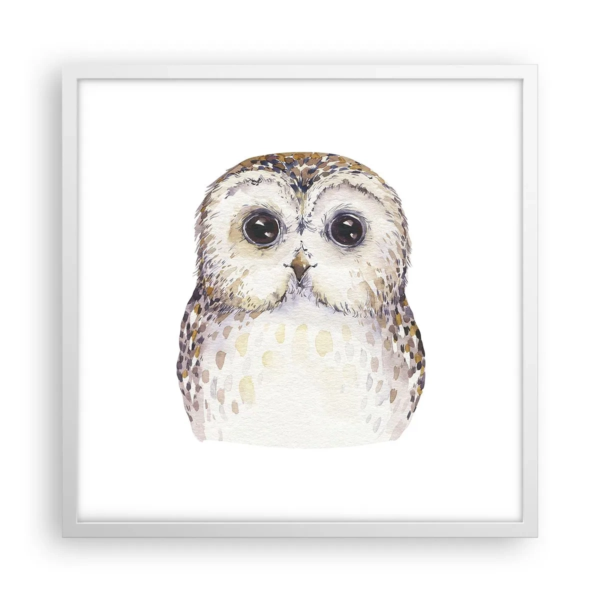 Poster in white frmae - Look Me in the Eyes - 50x50 cm