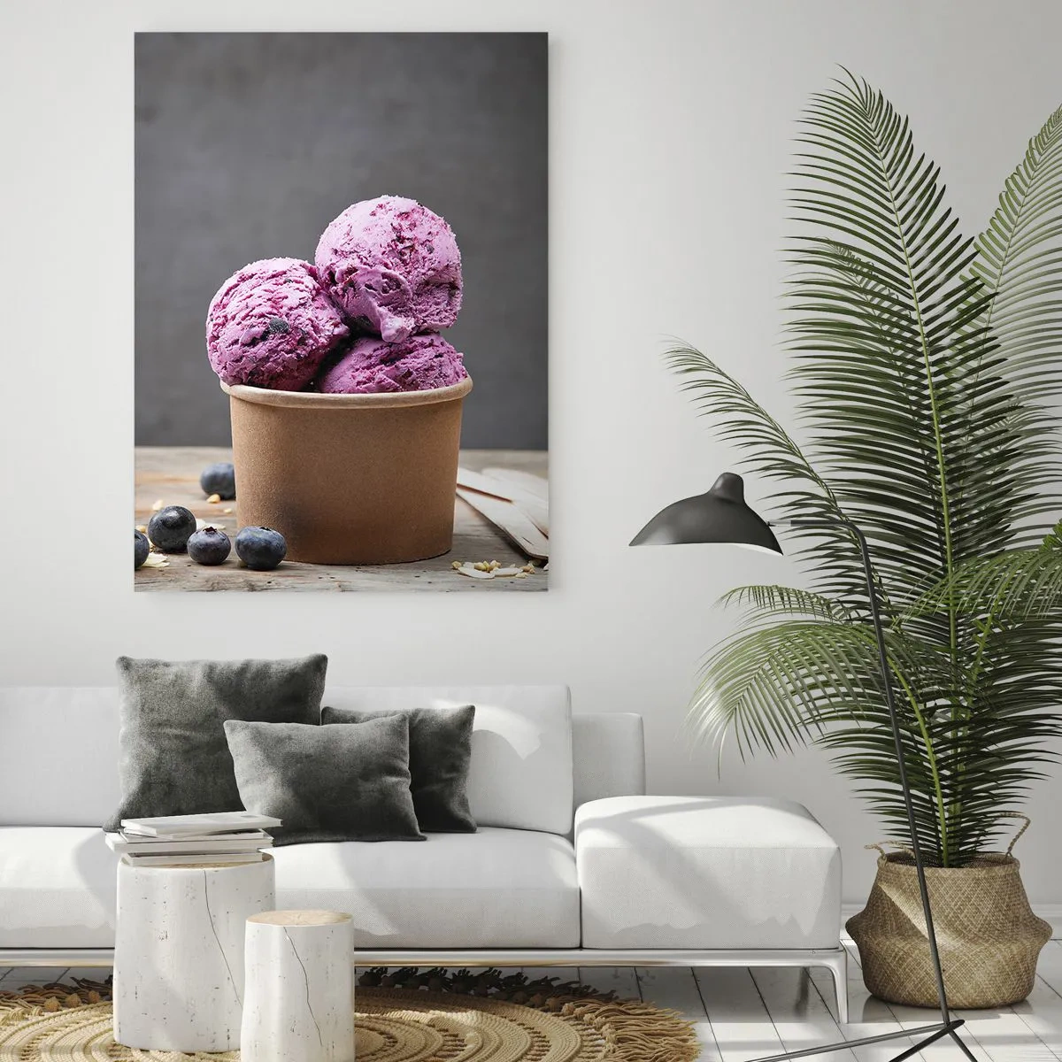 Glass picture - Sweetness and Coolness - 50x70 cm