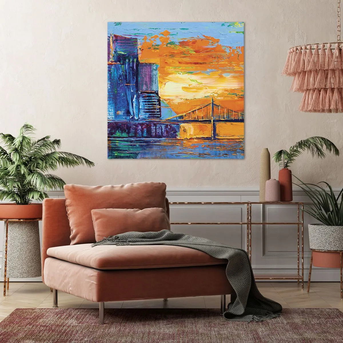 Canvas picture - Culture and Nature - 60x60 cm