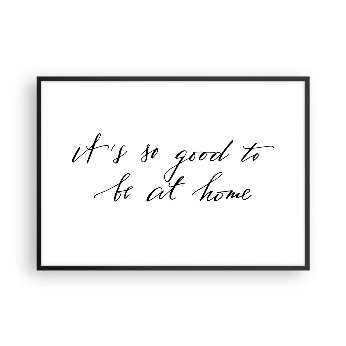 Poster in black frame - Whole Truth - 100x70 cm