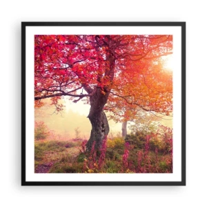 Poster in black frame - In Full Bloom - 60x60 cm