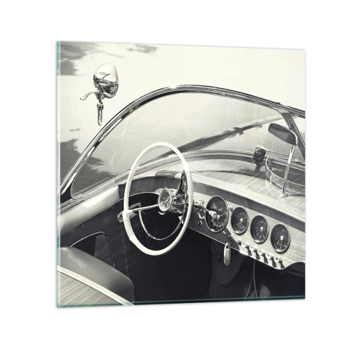 Glass picture - Weather for the Rich - 70x70 cm