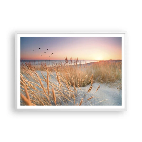 Poster in white frmae - Baltic Lullaby - 100x70 cm