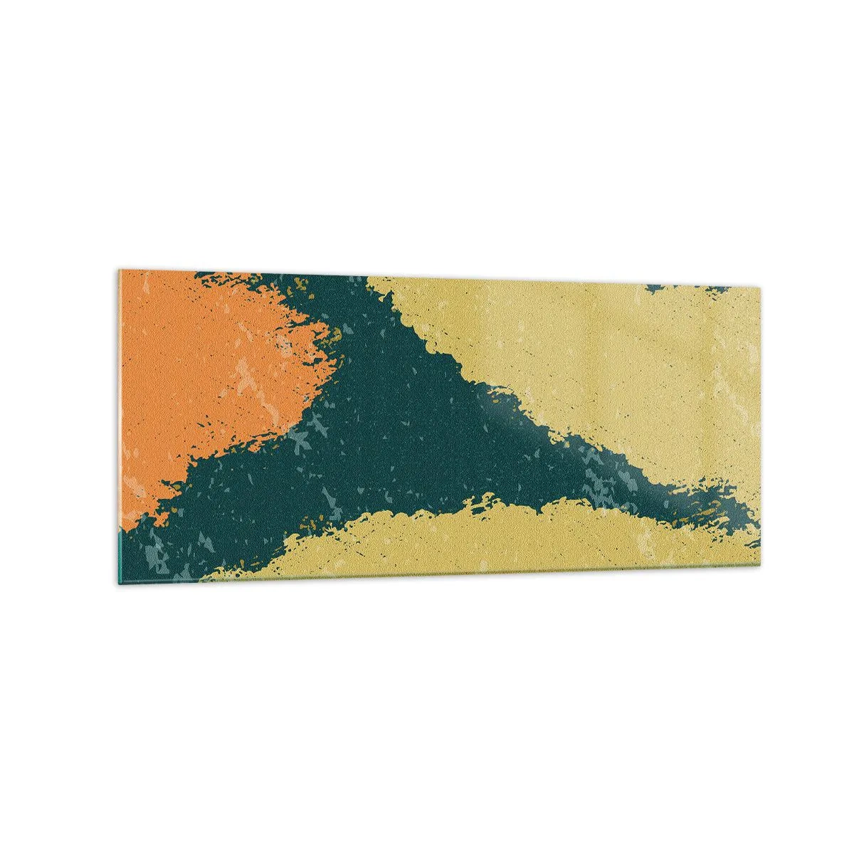 Glass picture - Abstract - Slow Motion - 120x50 cm