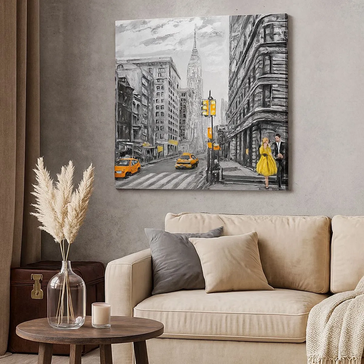 Canvas picture - New York Tale - 30x30 cm