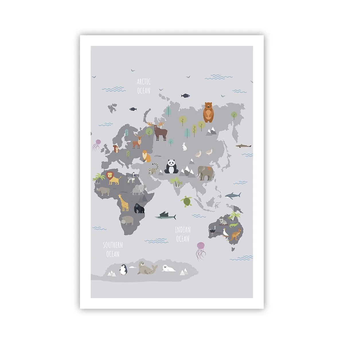 Poster - Tell Me Where You Are From - 61x91 cm