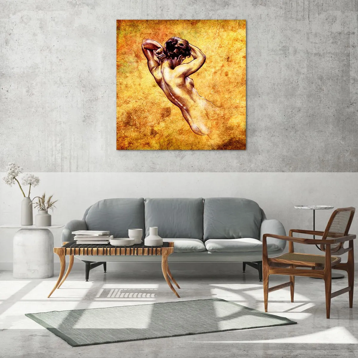 Glass picture - Discovered but Still Mysterious - 40x40 cm