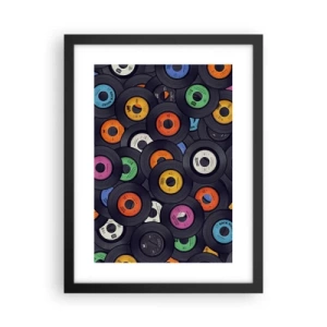Poster in black frame - Colours of Classics - 30x40 cm