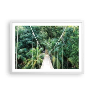 Poster in white frmae - Welcome to the Jungle! - 70x50 cm