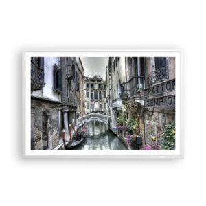 Poster in white frmae - For Centuries in Quiet Contemplation - 91x61 cm
