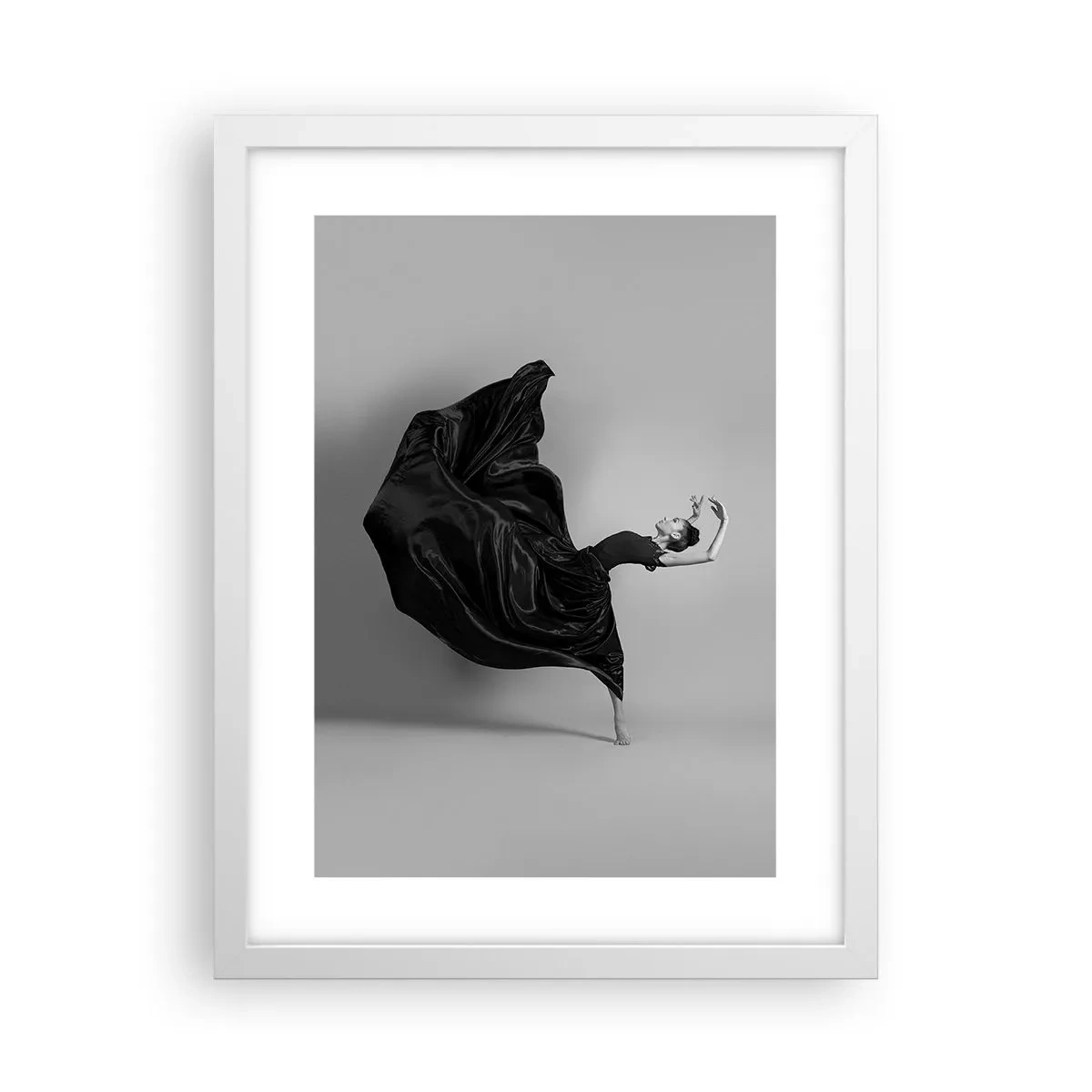 Poster in white frmae - On the Wings of Music - 30x40 cm