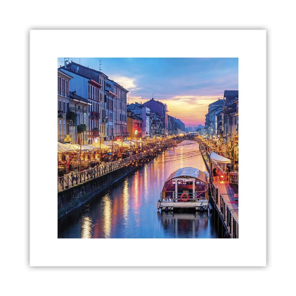 Poster - Evening of Light and Fun - 30x30 cm