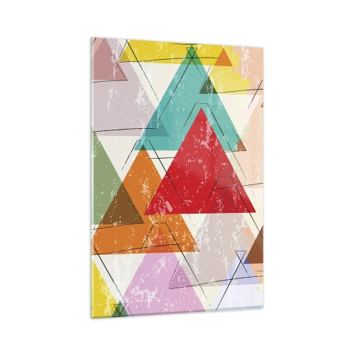 Glass picture - Three by Three - 80x120 cm