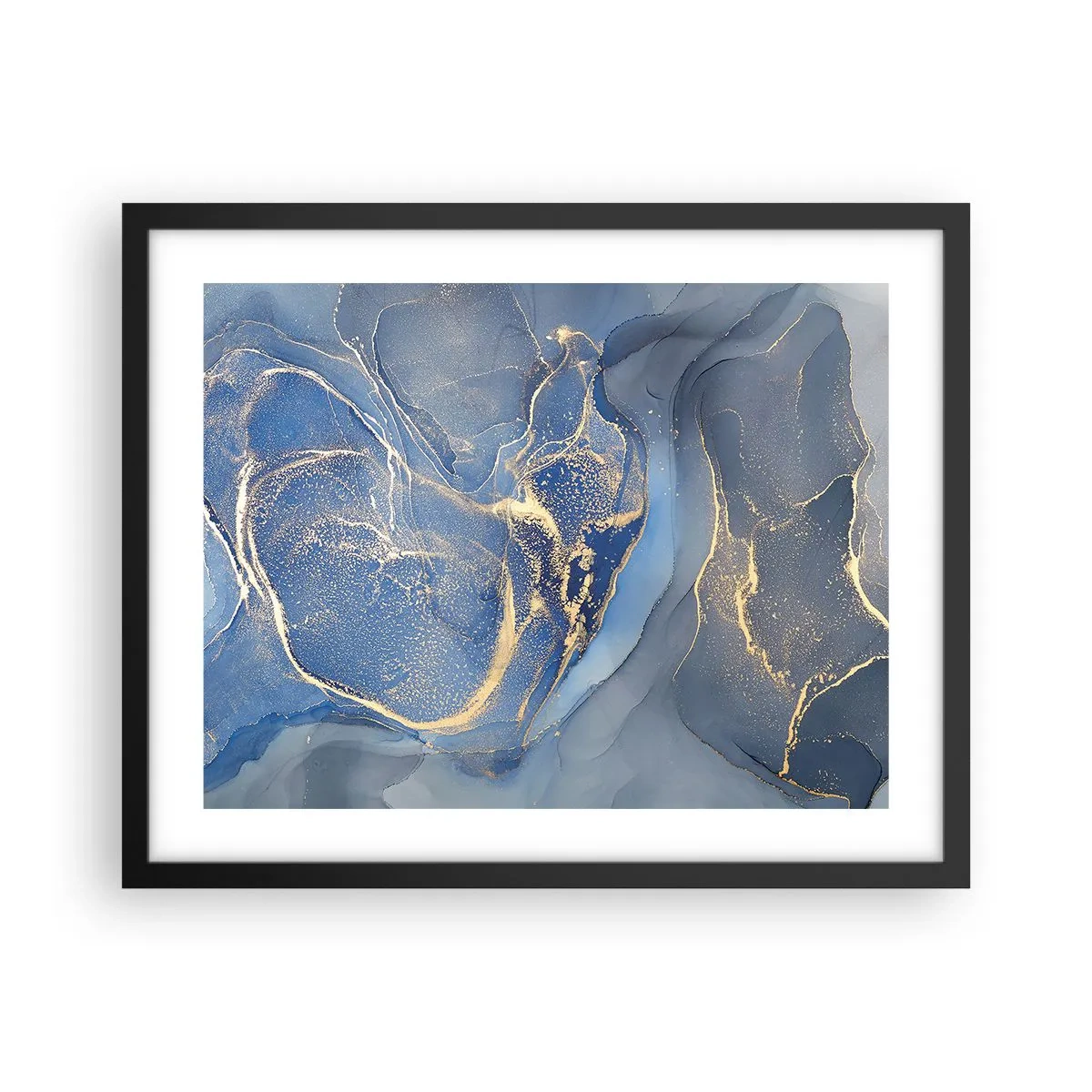 Poster in black frame - Gold Dust - 50x40 cm