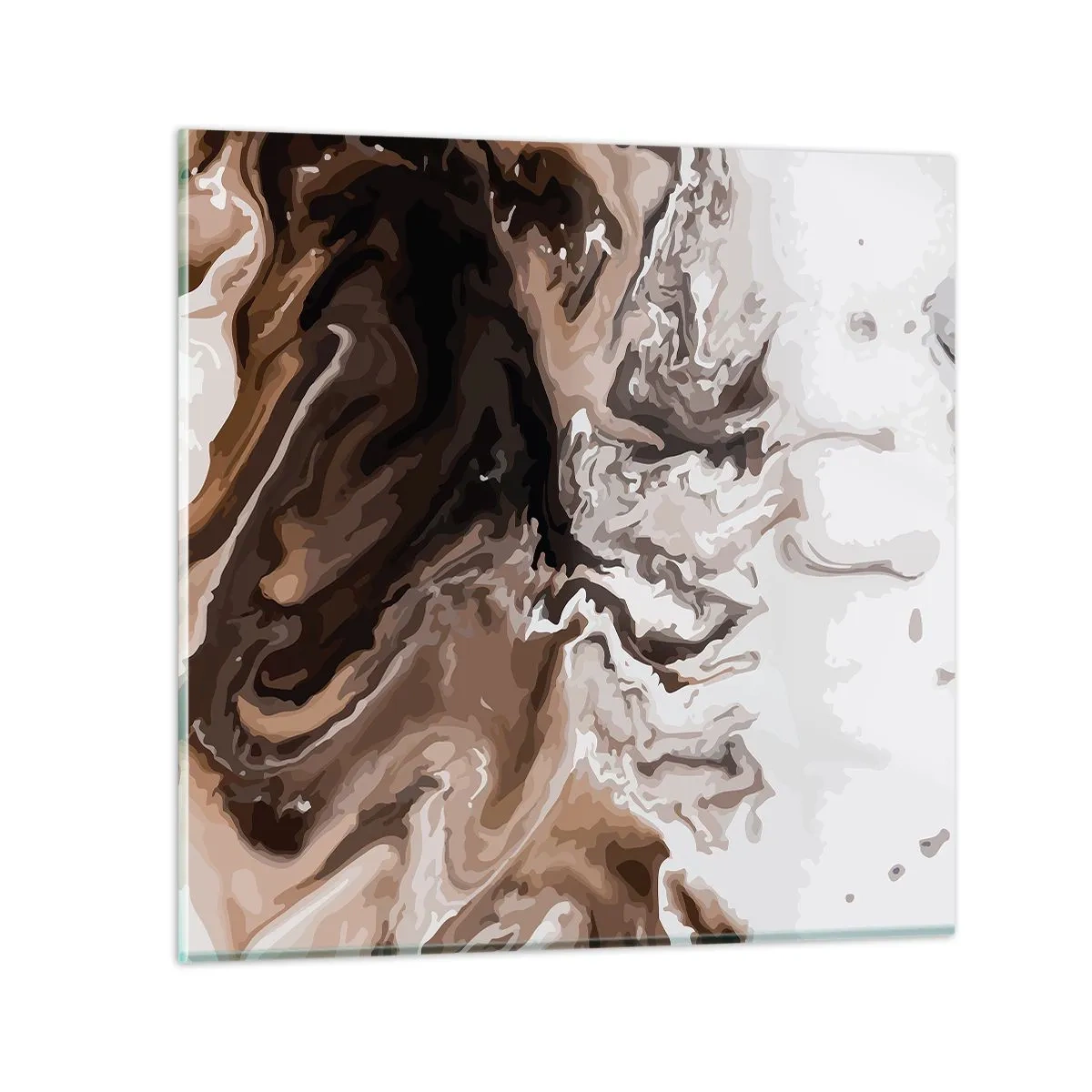 Glass picture - Counterbalance of Colours - 60x60 cm