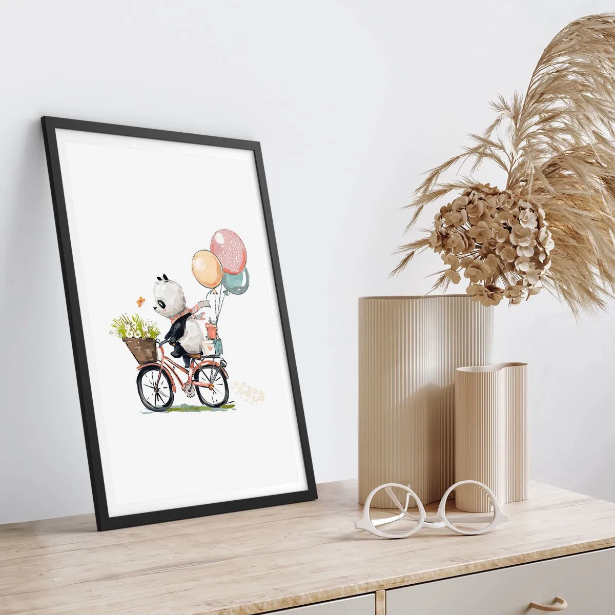 Poster in black frame - Lucky Day - 30x40 cm