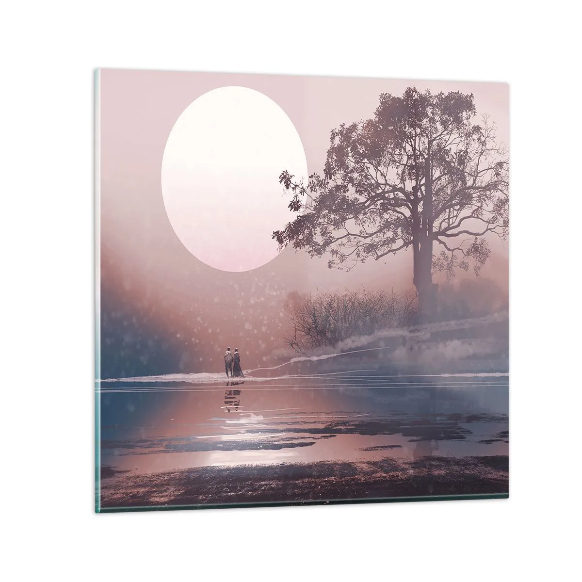 Glass picture - Night Quirks - 50x50 cm