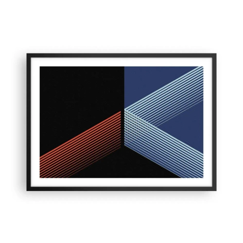 Poster in black frame - Simple Story - 70x50 cm
