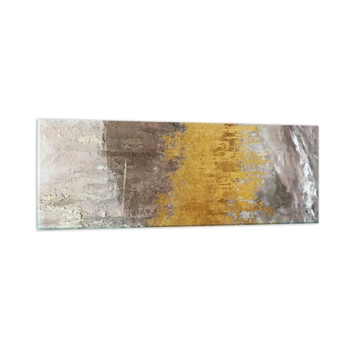 Glass picture - Golden Blast - 90x30 cm