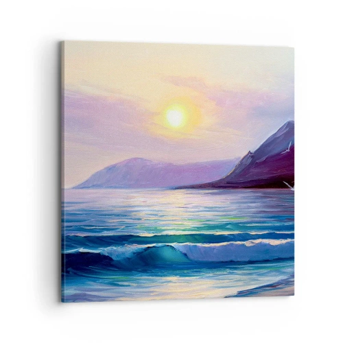 Canvas picture - Crystal of Water and Air - 70x70 cm
