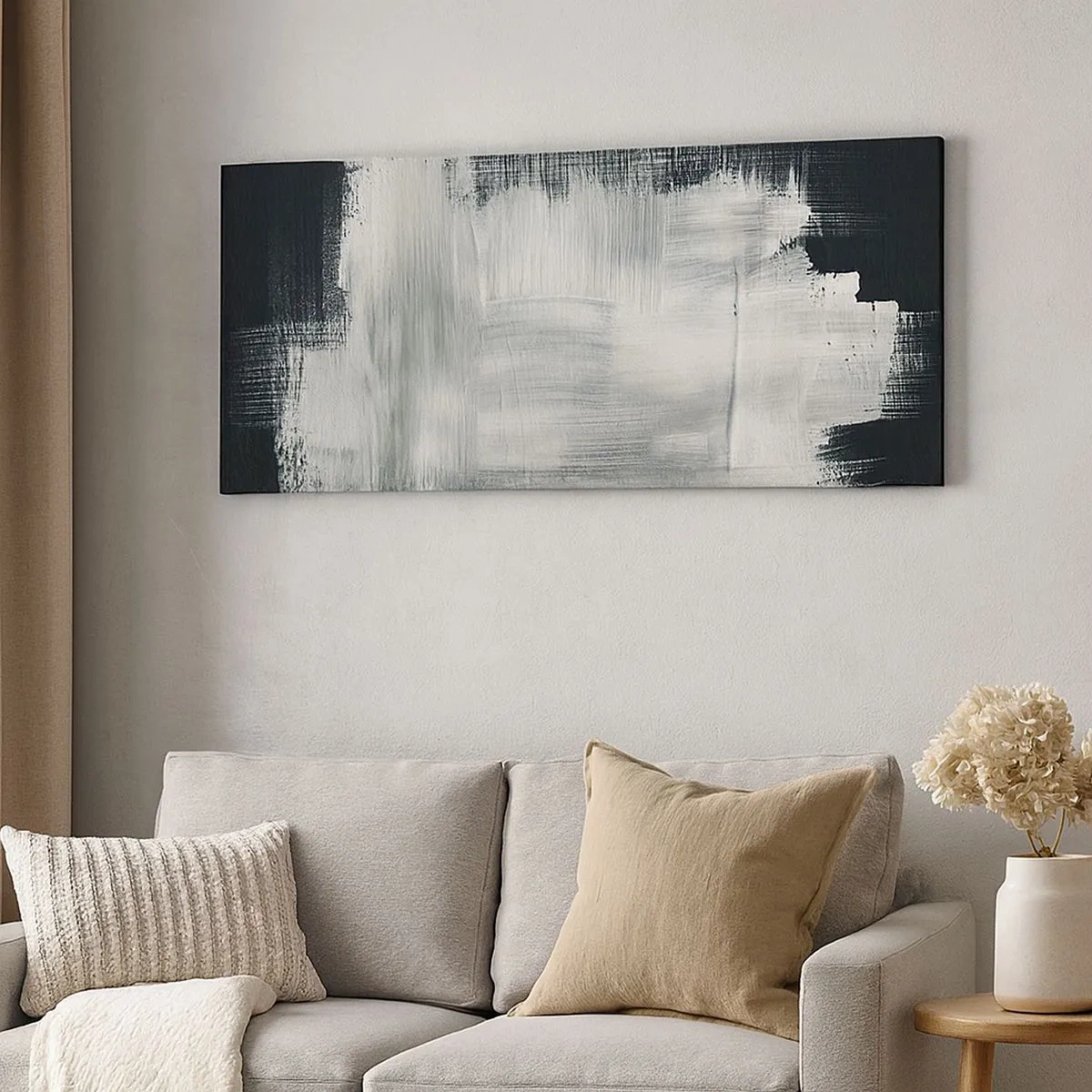 Canvas picture - Woven from the Vertical and the Horizontal - 100x40 cm