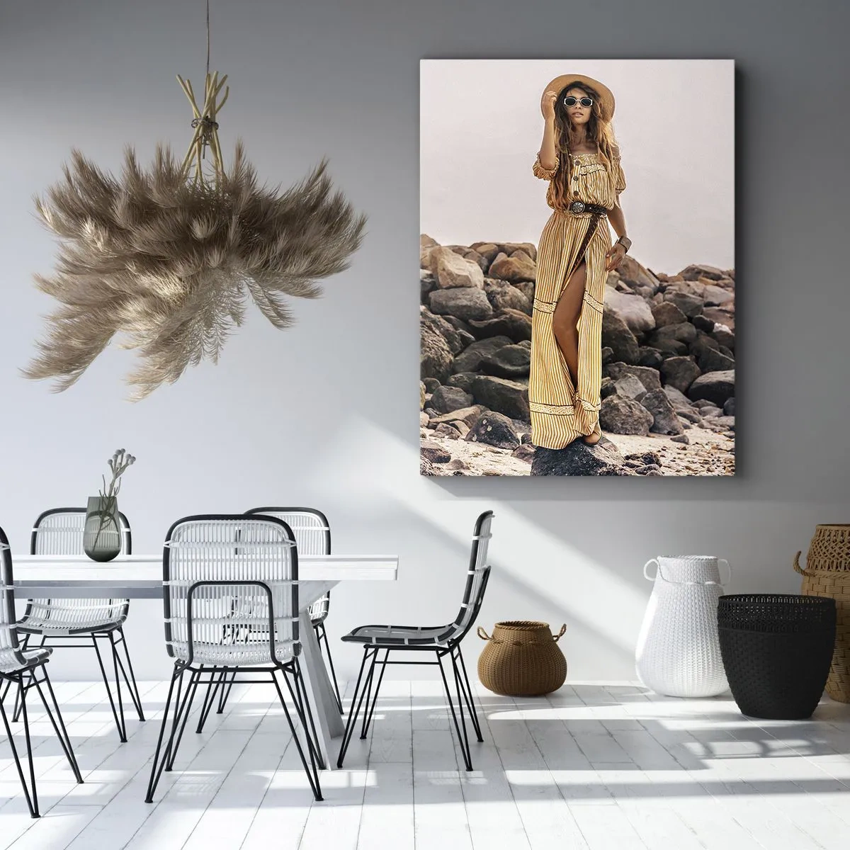 Canvas picture - The Magic of Stones - 55x100 cm